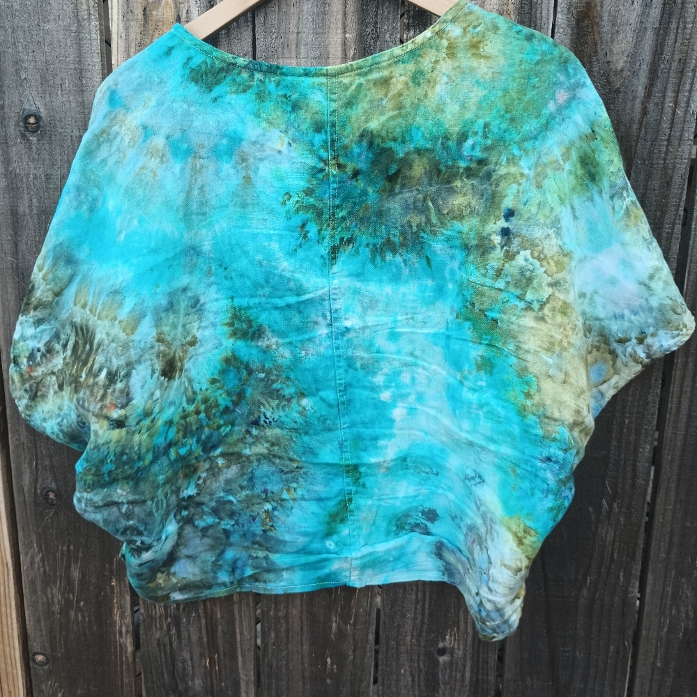 Sigrid Olsen Linen Boxy T Custom Dyed
